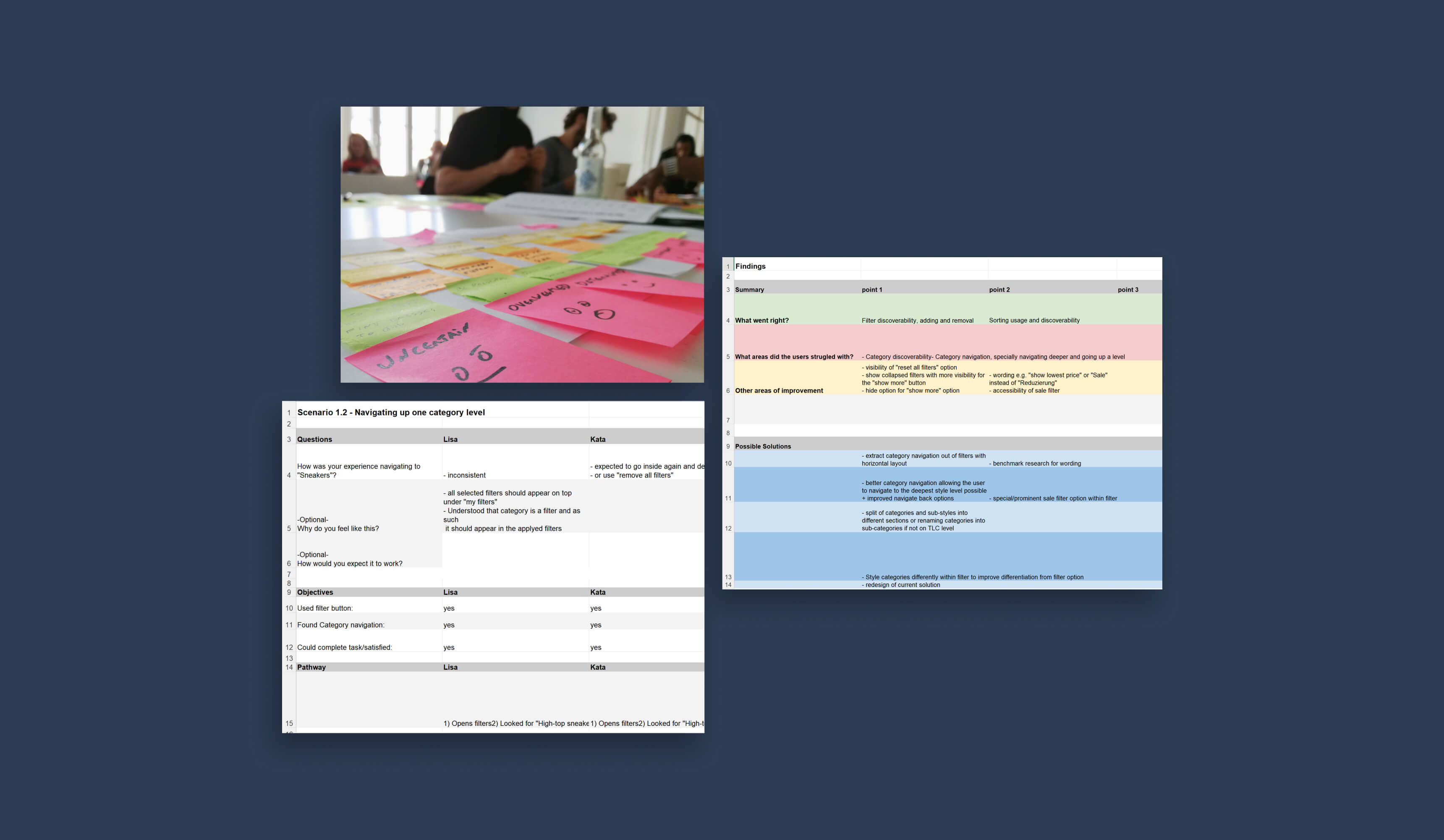 User interviews and usability testing with Ladenzeile's users.