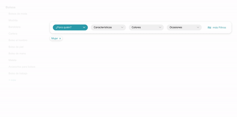 animation showing filter's responsiveness.